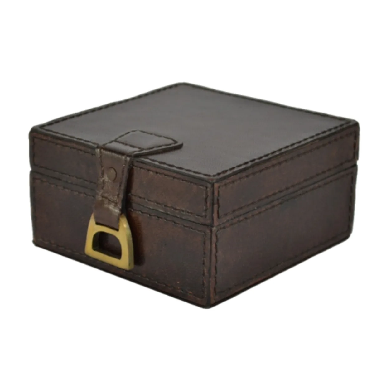 Leather Cufflinks Box