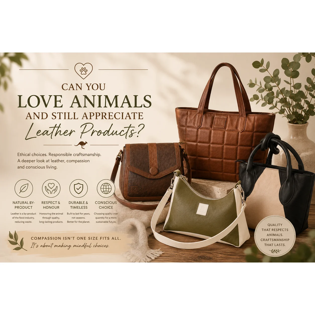 Can You Love Animals and Still Appreciate Leather Products?