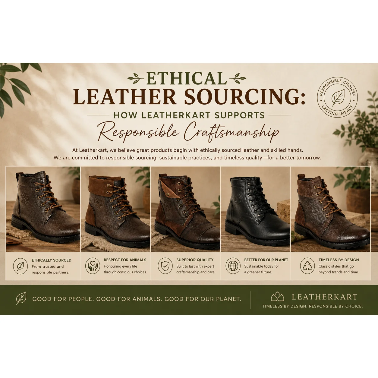 Ethical Leather Sourcing: How LeatherKart Supports Responsible Craftsmanship
